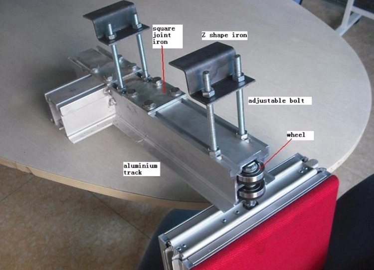 Operable Movable Wall Track Roller Aluminium Accessories Part Sliding Wall Partitions Track